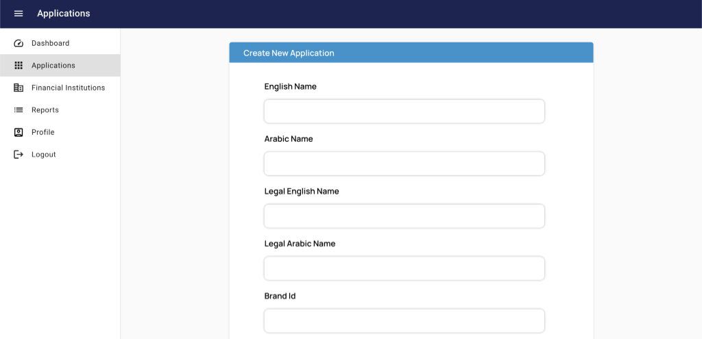 Application Form Top