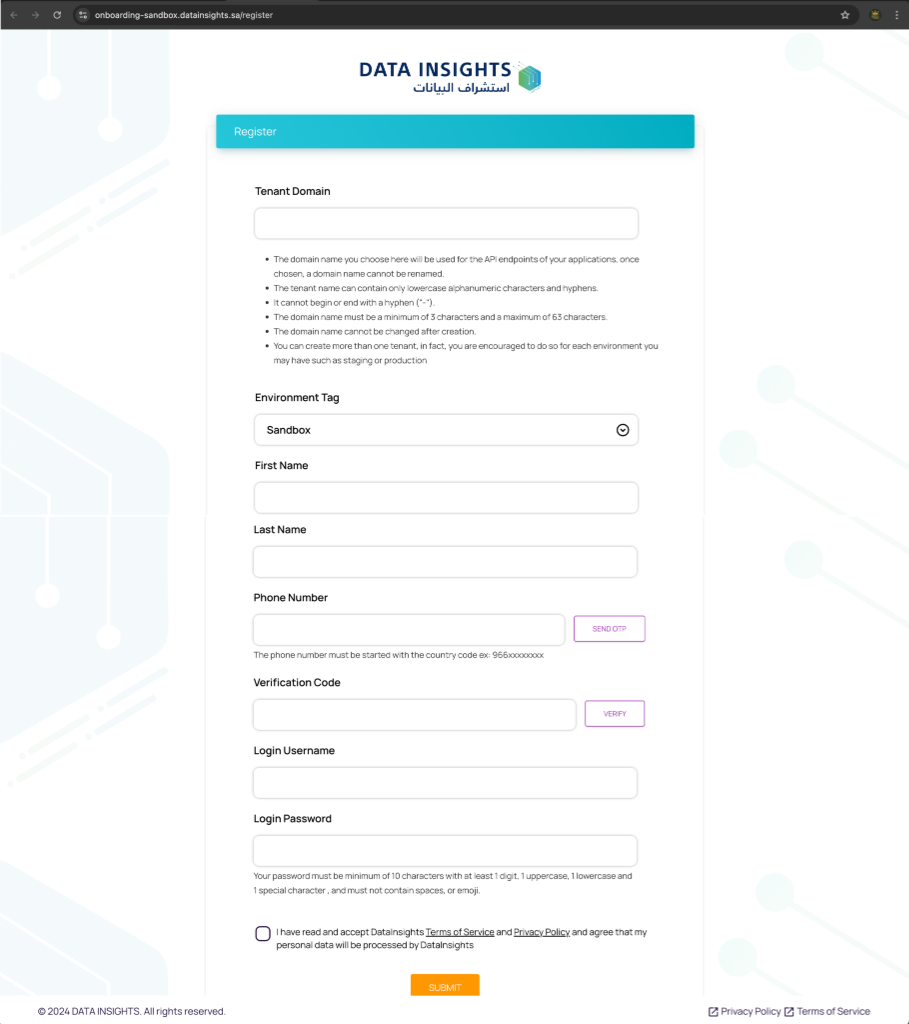 Registration Form